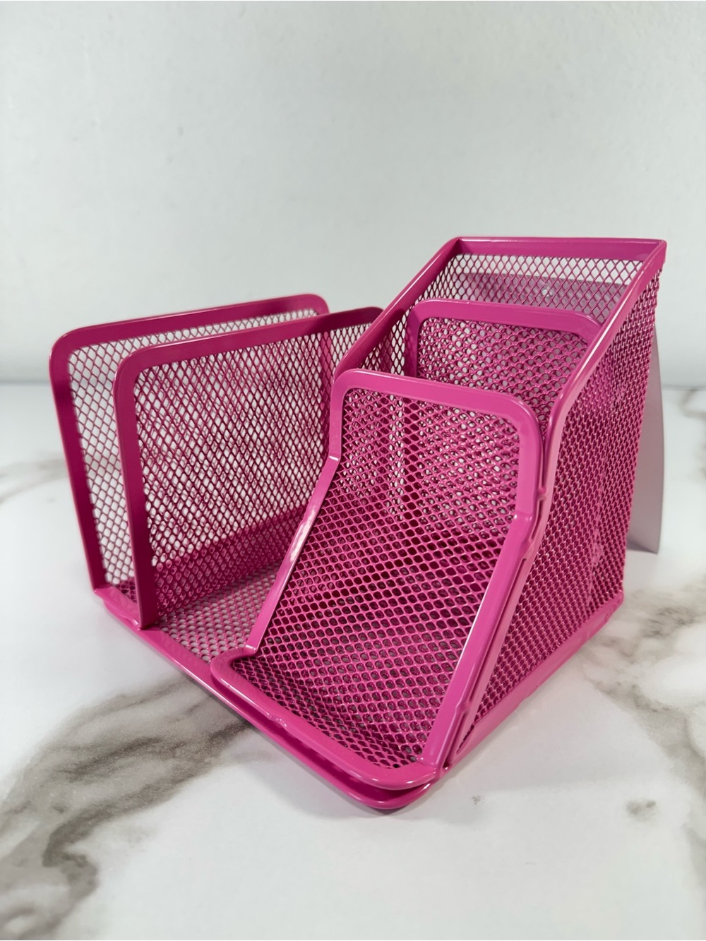 2 Pcs 3-Drawer & Compartment Metal Mesh Office Home Desktop Storage Organizer - Picture 8 of 11